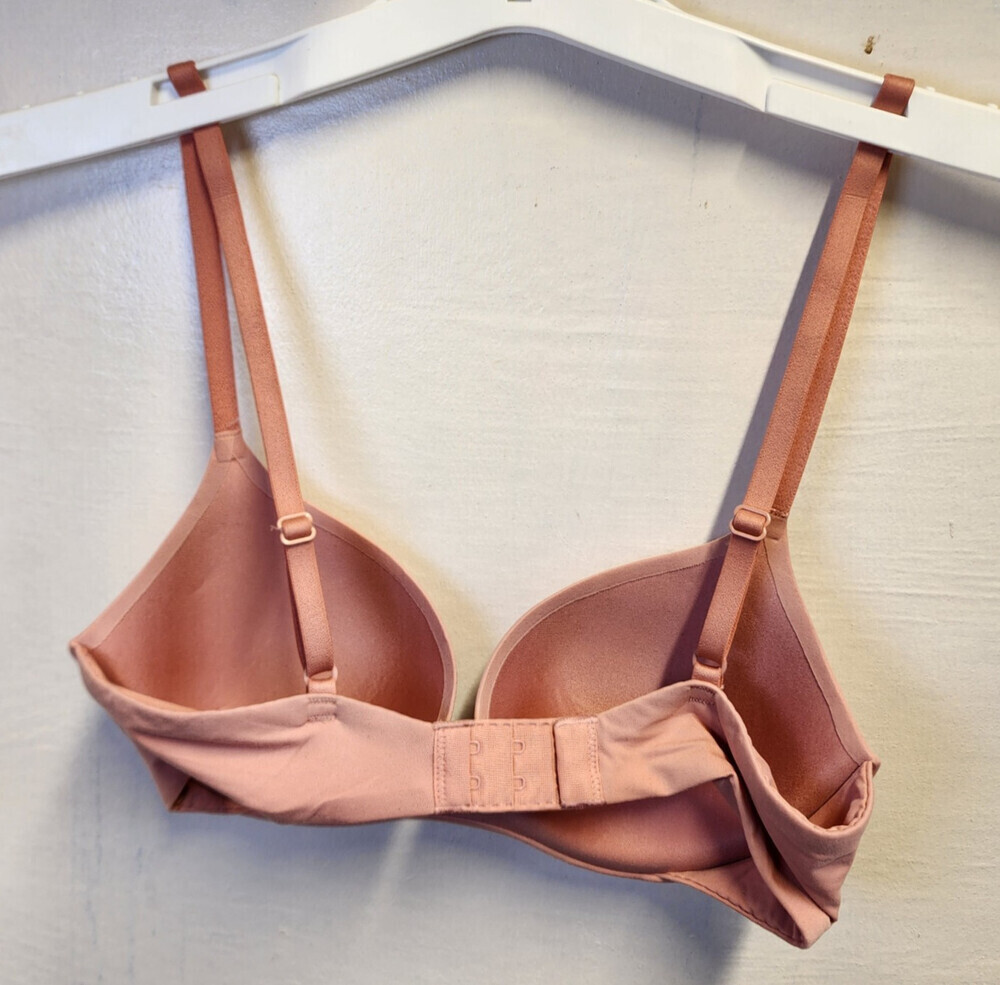 NWOT Auden Women's Pink Underwire Lightly Line Bra Adjustable Straps Size 32B - Picture 5 of 5